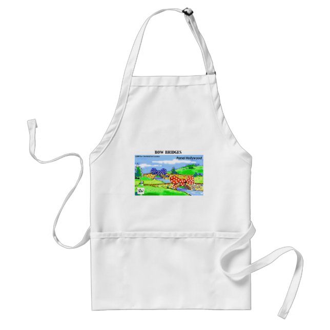 How 2 Wrap A Bridge As A Gift Funny Gifts & Tees Standard Apron (Front)