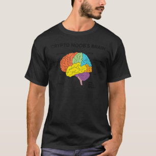 How a Crypto noob brain cool working and funny inn T-Shirt