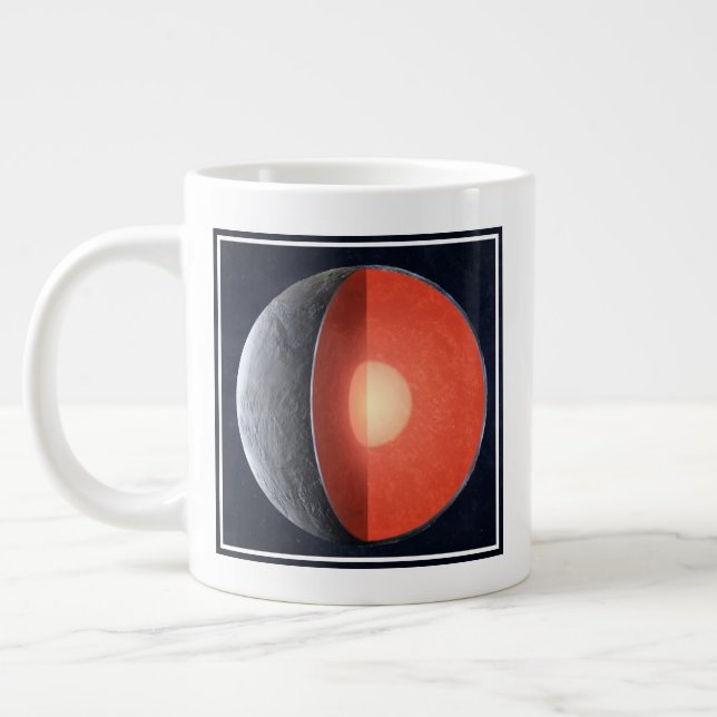 How A Rocky Planet Forms. Large Coffee Mug (Left)