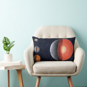 How A Rocky Planet Forms. Lumbar Pillow