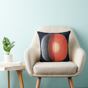How A Rocky Planet Forms. Throw Pillow