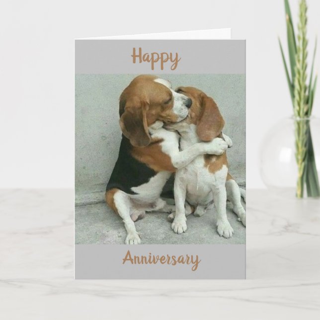 HOW ABOUT A "KISS" ON OUR "ANNIVERSARY" CARD (Front)