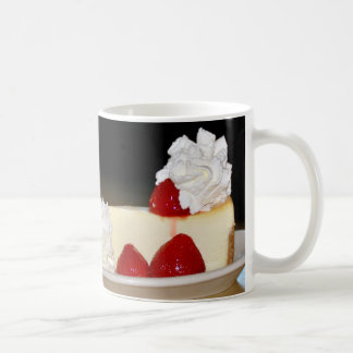 How about a little cheesecake? coffee mug