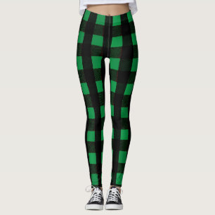 How about "Envy Check Leggings: Black & Green Coll Leggings