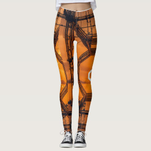 How about "Tangerine Dream Leggings: Vibrant Orang Leggings