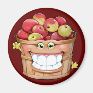 How about them apples?!  Happy Apples! Magnet