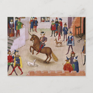 How Alexander the Great  Mounted Bucephalus Postcard