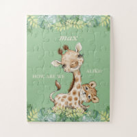 How Are We Alike Giraffe Cheetah Kids