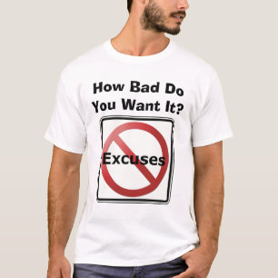 How Bad Do You Want It? (No Excuses) Ironman Kona T-Shirt
