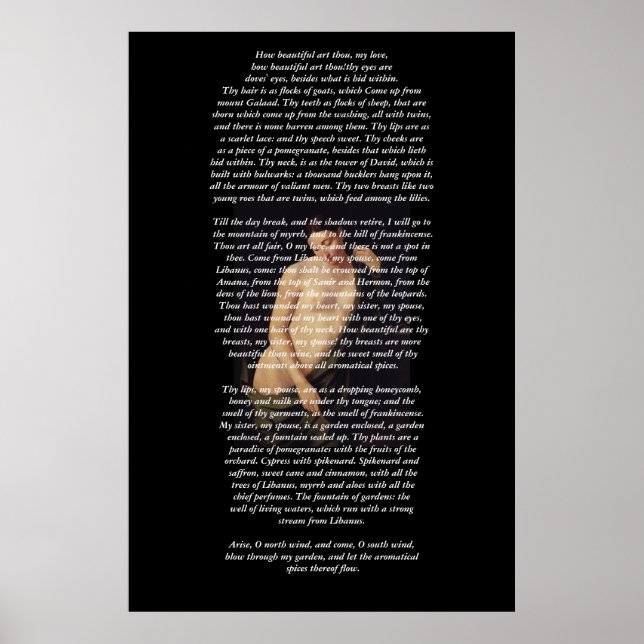 HOW BEAUTIFUL ART THOU...MY LOVE... POSTER (Front)