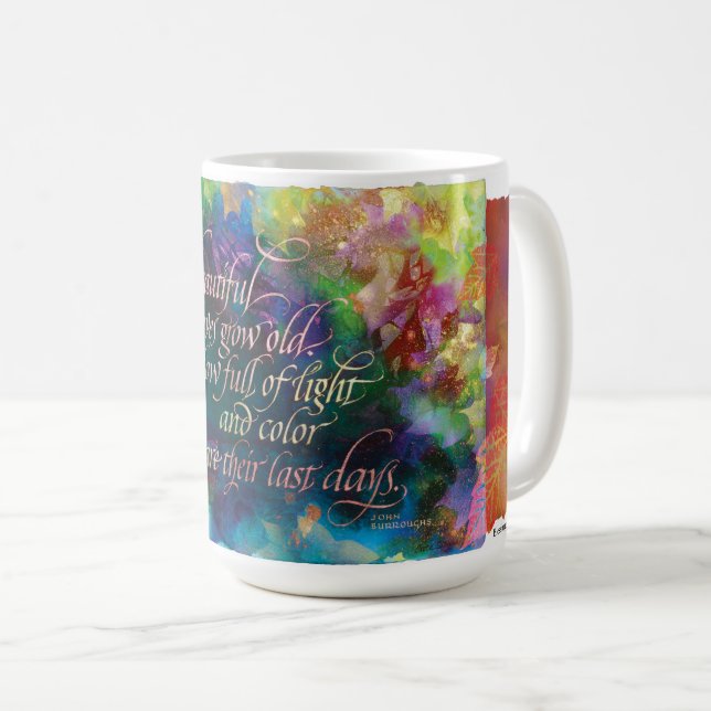 "How Beautiful the Leaves...", Mug (Front Right)