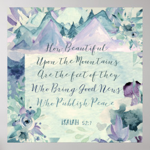 How Beautiful Upon the Mountains Poster