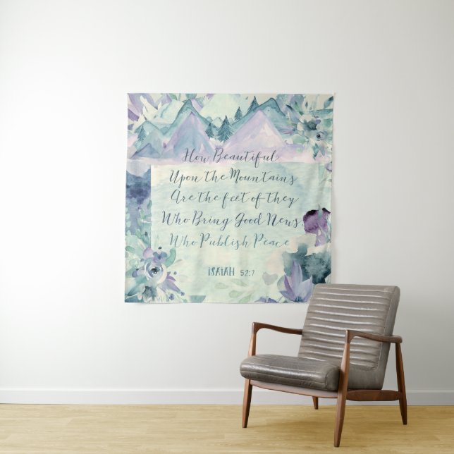 How Beautiful Upon The Mountains Tapestry (In Situ)