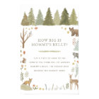 How Big is Mommy's Belly Woodland Baby Shower Game