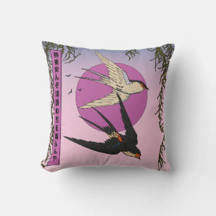How can a sparrow know the aspirations of a swan throw pillow