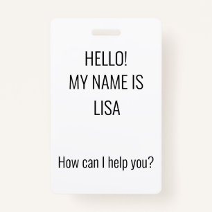 How can I help? Badge