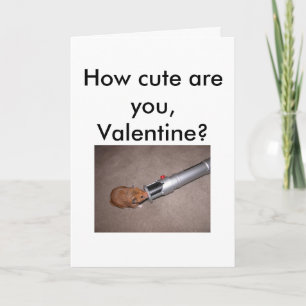 How cute are you? Valentines card