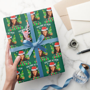 How Dare We Speak Merry Christmas Kamala Harris Wrapping Paper