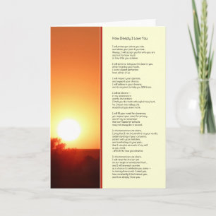 How Deeply I Love You... Card