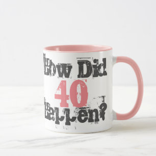 How Did 40 Happen? - Two-Tone Coffee Mug