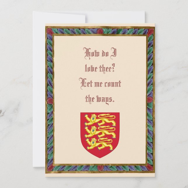 How do I love thee? (Front)