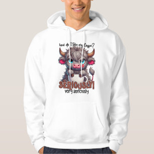 How Do I Take My Coffee? Seriously Very Seriously  Hoodie
