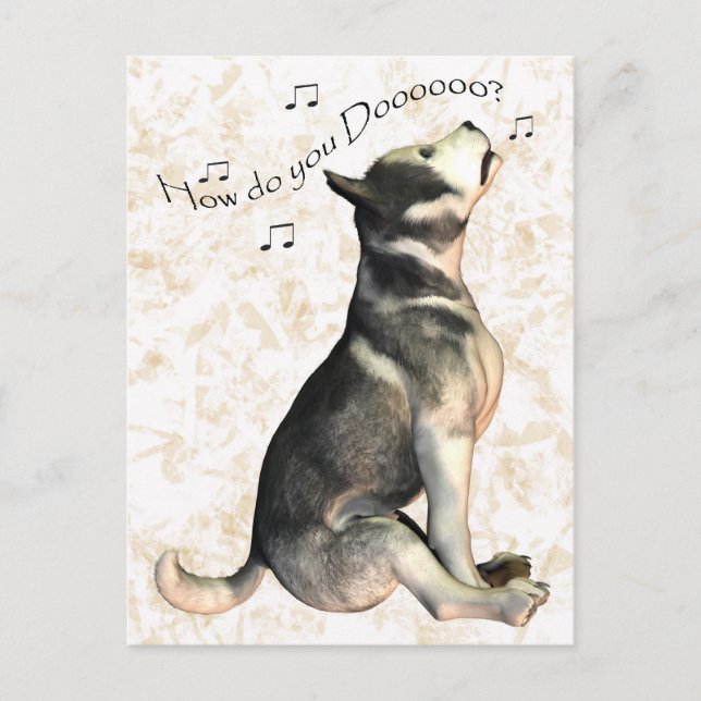How Do You Do? Note Card, hello Postcard (Front)
