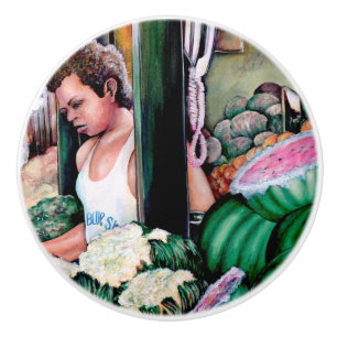 How Do You Like those Melons? Ceramic Knob