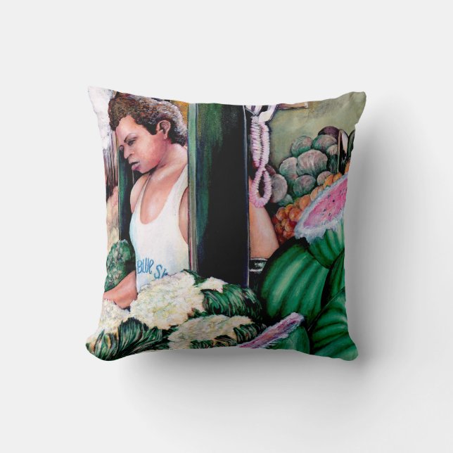 How do you like those melons? throw pillow (Front)