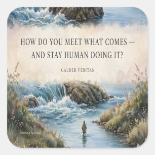 How Do You Meet What Comes Sticker