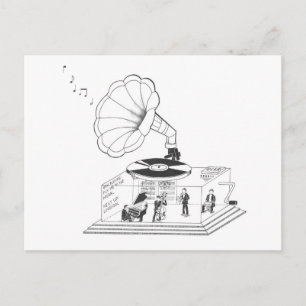 How does a Gramophone actually work? Postcard