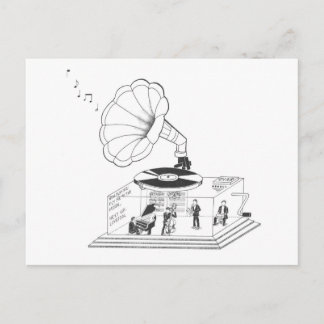 How does a Gramophone actually work? Postcard