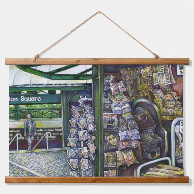 How Does One Image, Unimaginative? Hanging Tapestry (Front)