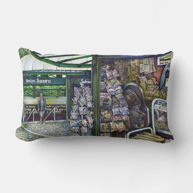 How Does One Image, Unimaginative? Lumbar Pillow (Front)