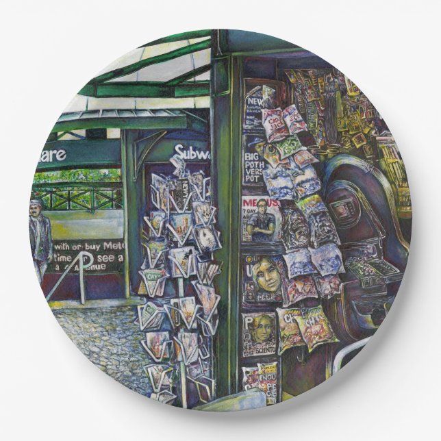 How Does One Image, Unimaginative? Paper Plate (Front)