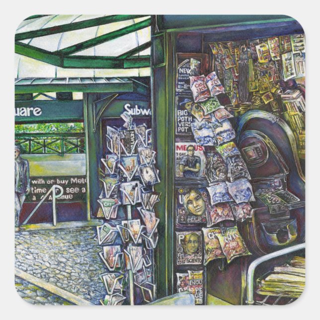 How Does One Image, Unimaginative? Square Sticker (Front)