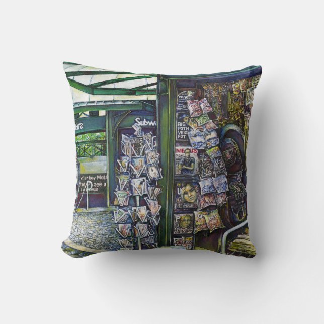 How Does One Image, Unimaginative? Throw Pillow (Front)