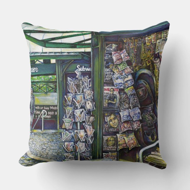 How Does One Image, Unimaginative? Throw Pillow (Front)