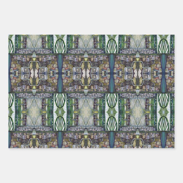 How Does One Image, Unimaginative? Wrapping Paper Sheet (Front)