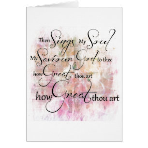 How great thou art