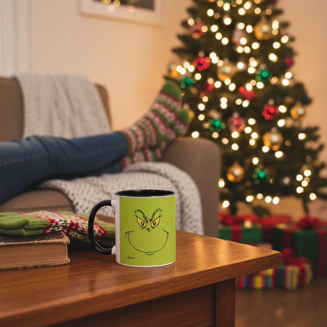 How Grinch Stole Christmas Face Mug (Creator Uploaded)