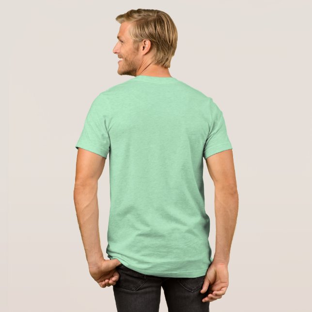 How Grinch Stole Christmas Face T-Shirt Tri-Blend Shirt (Back Full)