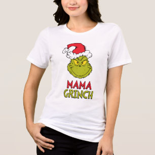 How Grinch Stole Christmas Mama Grinch Tri-Blend Shirt