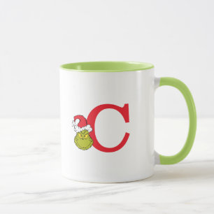 How Grinch Stole Christmas Monogram C Mug