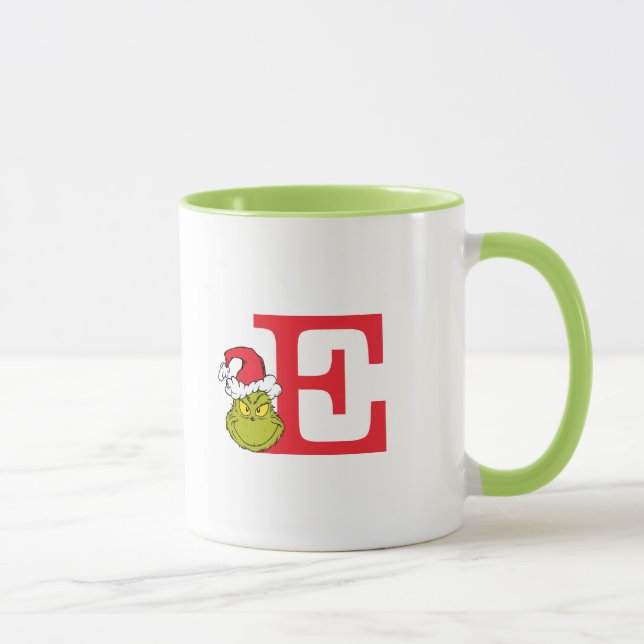 How Grinch Stole Christmas | Monogram E Mug (Right)