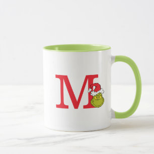 How Grinch Stole Christmas   Monogram M Mug