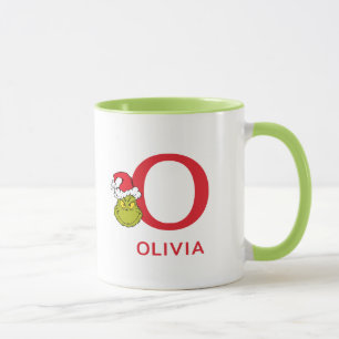 How Grinch Stole Christmas   Name & Monogram O Mug