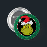 How Grinch Stole Christmas | Naughty Grinch 2 Inch Round Button<br><div class="desc">Add some Grinchy mischief to your holiday outfit with this "Naughty Grinch" button. Featuring the iconic Grinch from How the Grinch Stole Christmas, this button is perfect for those who love a little holiday humor and fun. Wear it during holiday parties, casual Christmas gatherings, or gift it to a fellow...</div>