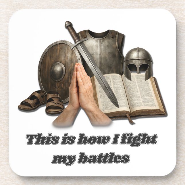 How I Fight My Battles Coaster (Front)