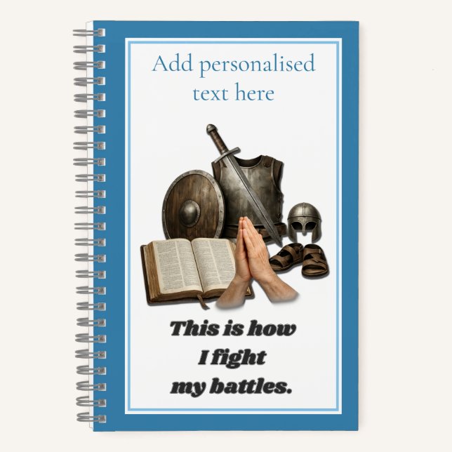 How I Fight My Battles Notebook (Front)